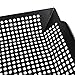 Arctic Monsoon Stainless Steel Non-Stick Grilling Basket, Black