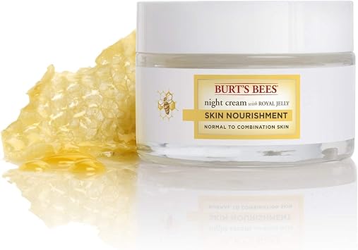 burt's bees night cream with royal jelly skin nourishment