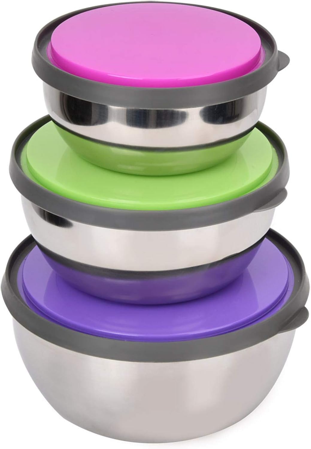 Three Sizes Storage Bowls, Easy to clean, Safe and Durable Food Seal