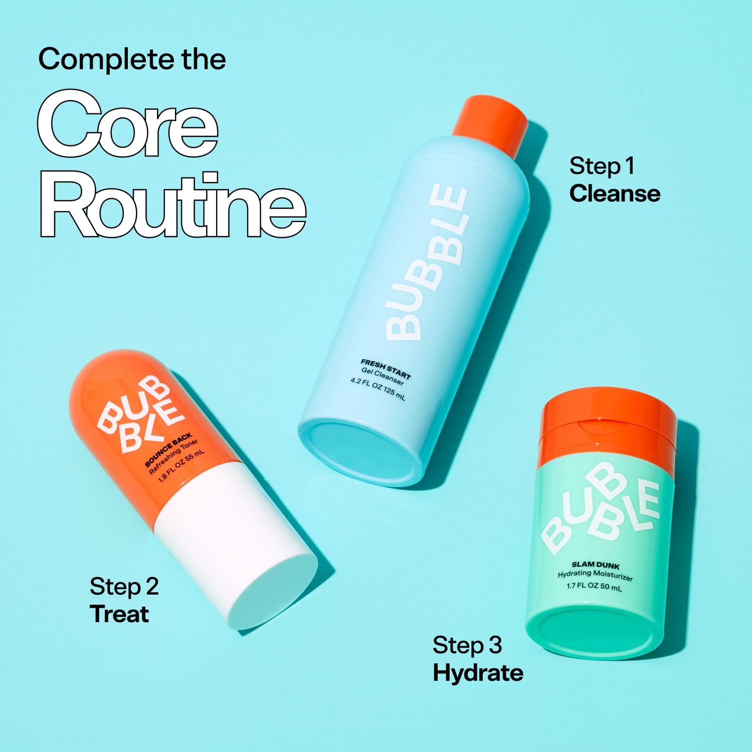 Bubble Skincare Bounce Back Hydrating Toner Spray - Balancing + Pore Minimizing Toner for Face - Made With Niacinamide + Willow Bark to Help Even and Mattify Oily Skin - On-The-Go Skin Care (55ml)