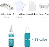 DecorRom Tie Dye Kit 18 Colours - Vibrant Fabric Dye for Shirts & more view 7