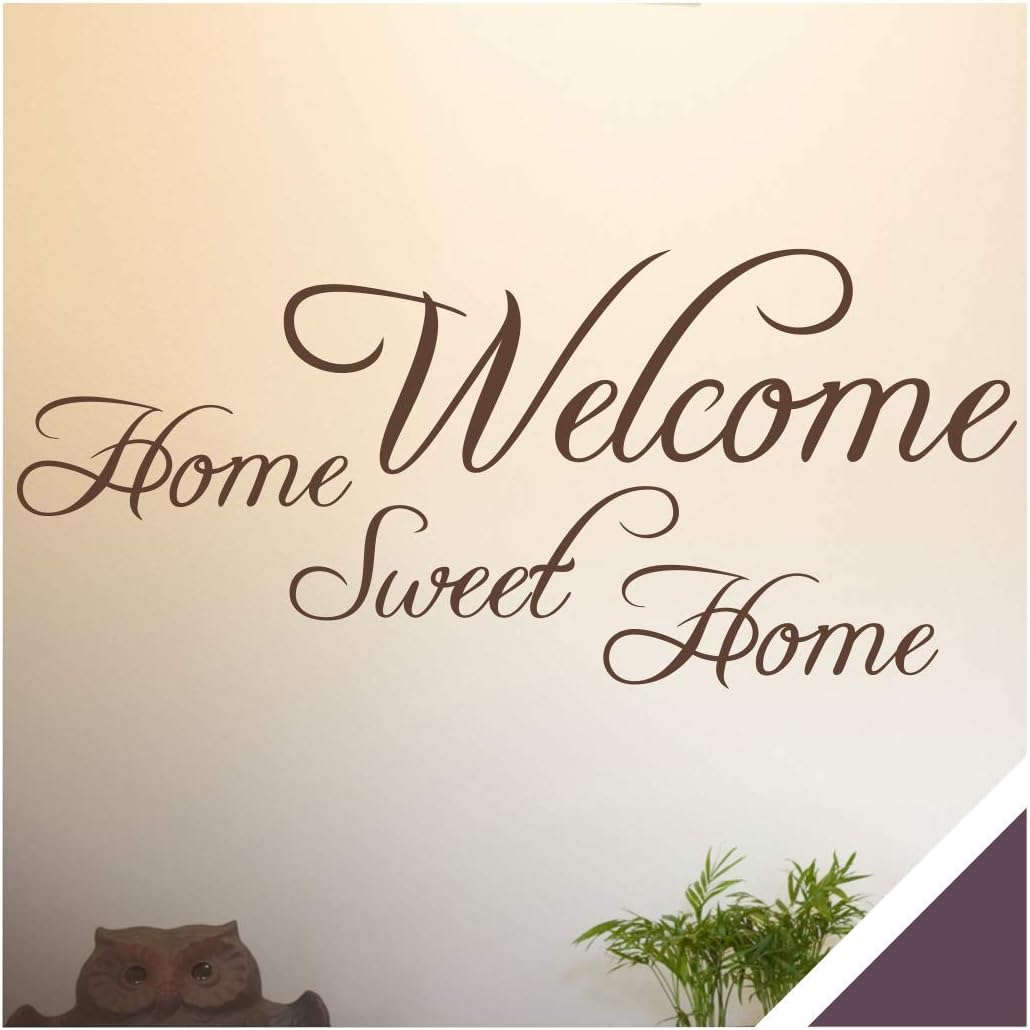Exklusivpro Wandtattoo Spruch WandWorte Home Sweet Home inkl