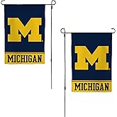 Desert Cactus University of Michigan UM Garden Flag – 19 x 12 inch Michigan Wolverines Banner, For Outdoor Display and Events (Design A)