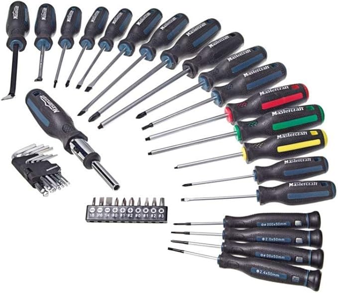 Mastercraft 40 Piece Screwdriver and Bit Set