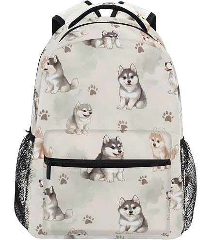 husky brand mini backpack CUSPCOD Personalized with Lunch Box, Set of 3 School Backpacks Matching Combo, Cute White Dog Bookbag and Pencil Case Bundle Juicy couture rosie mini Tool Backpack helps you Weight - Hook Size:1/8 oz. - #1 hook reelstyle:Conventional
