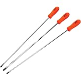 Performance Tool W924 3-Piece 22.5 in. Long Screwdriver Set | Automotive slotted and Phillips screwdrivers. Hard to reach areas. Hi-visibility handles. Magnetic tips