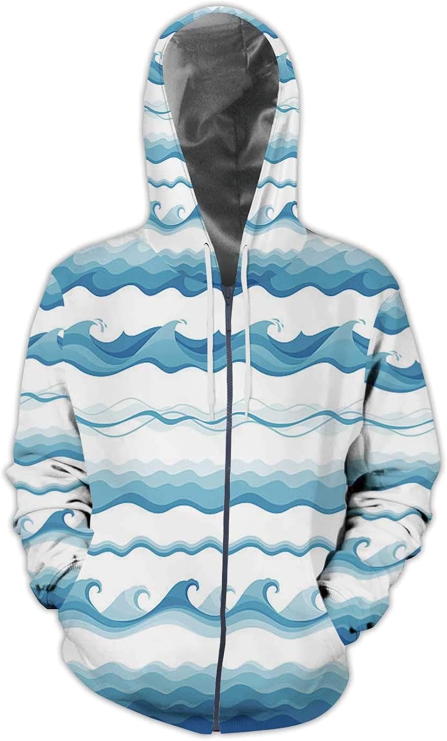 Sale Online Discount Sea Turtle Swims In The Ocean Illustration Of Tropical Underwater World Aquarium Fish Ladies Full Zip Fleece With Pocket S Clothing Cheap Sale Icofcc Org