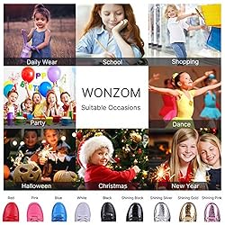 WONZOM LED Light Up Shoes USB Flashing Sneakers for