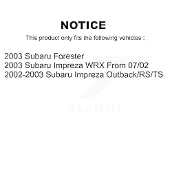 Transit Auto Front Ceramic Rear Semi-Metallic Disc