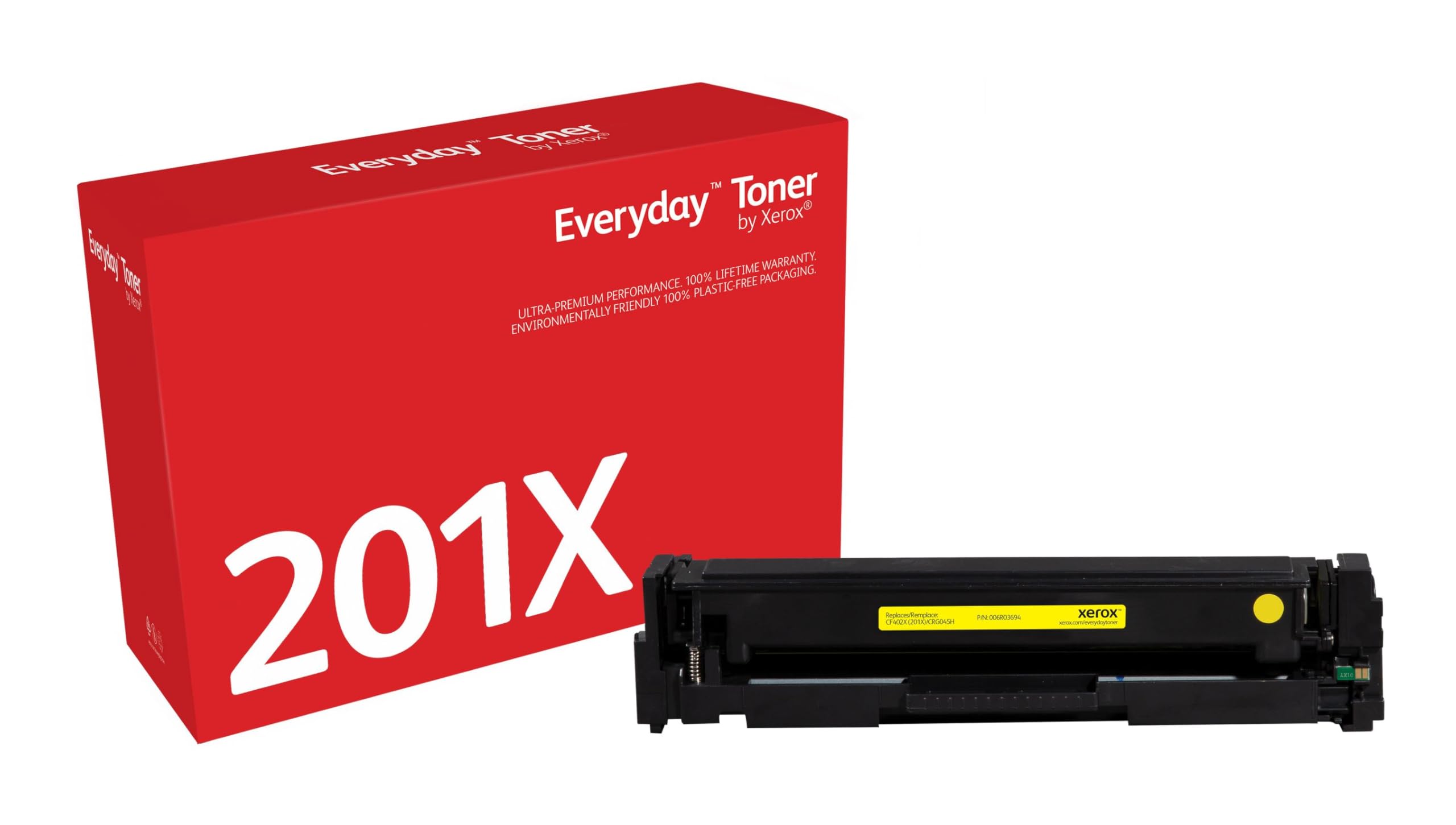 Xerox Everyday Compatible HP 201X CF402X Yellow Toner, High Capacity