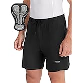 ARSUXEO Loose Fit Padded Bike Shorts for Men Cycling Shorts Mountain Bike Shorts