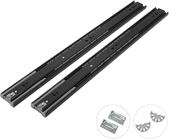 20 Inch Full Extension Ball Bearing Soft Close Slides 80 Lb