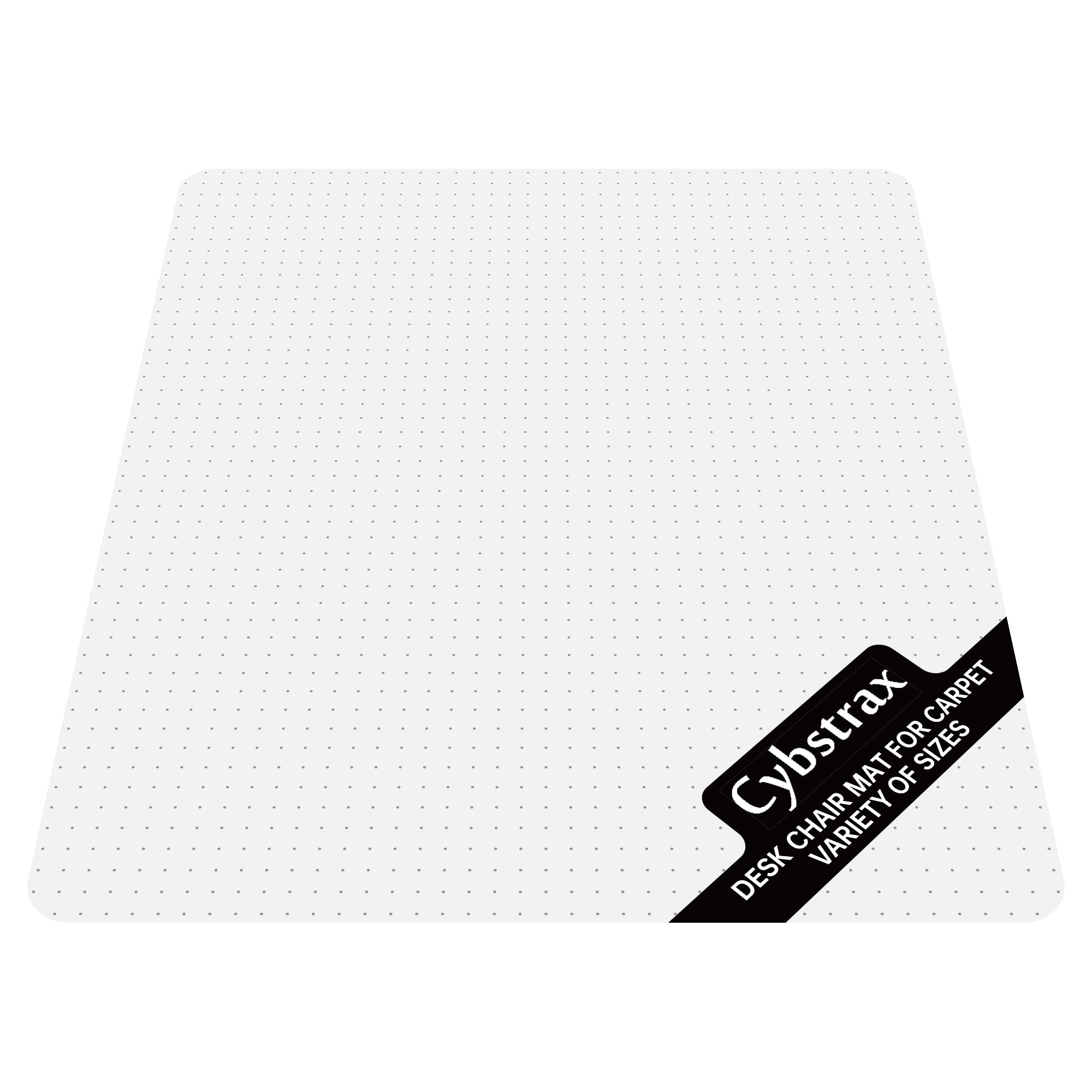Photo 1 of Cybstrax Office Chair Mat for Carpet Floor, 0.1" Thick 48" x 40" Heavy Duty Computer Chair Mats for Low Pile Carpet, Transparent Carpet Protector Floor Mats for Home (Rectangular)
