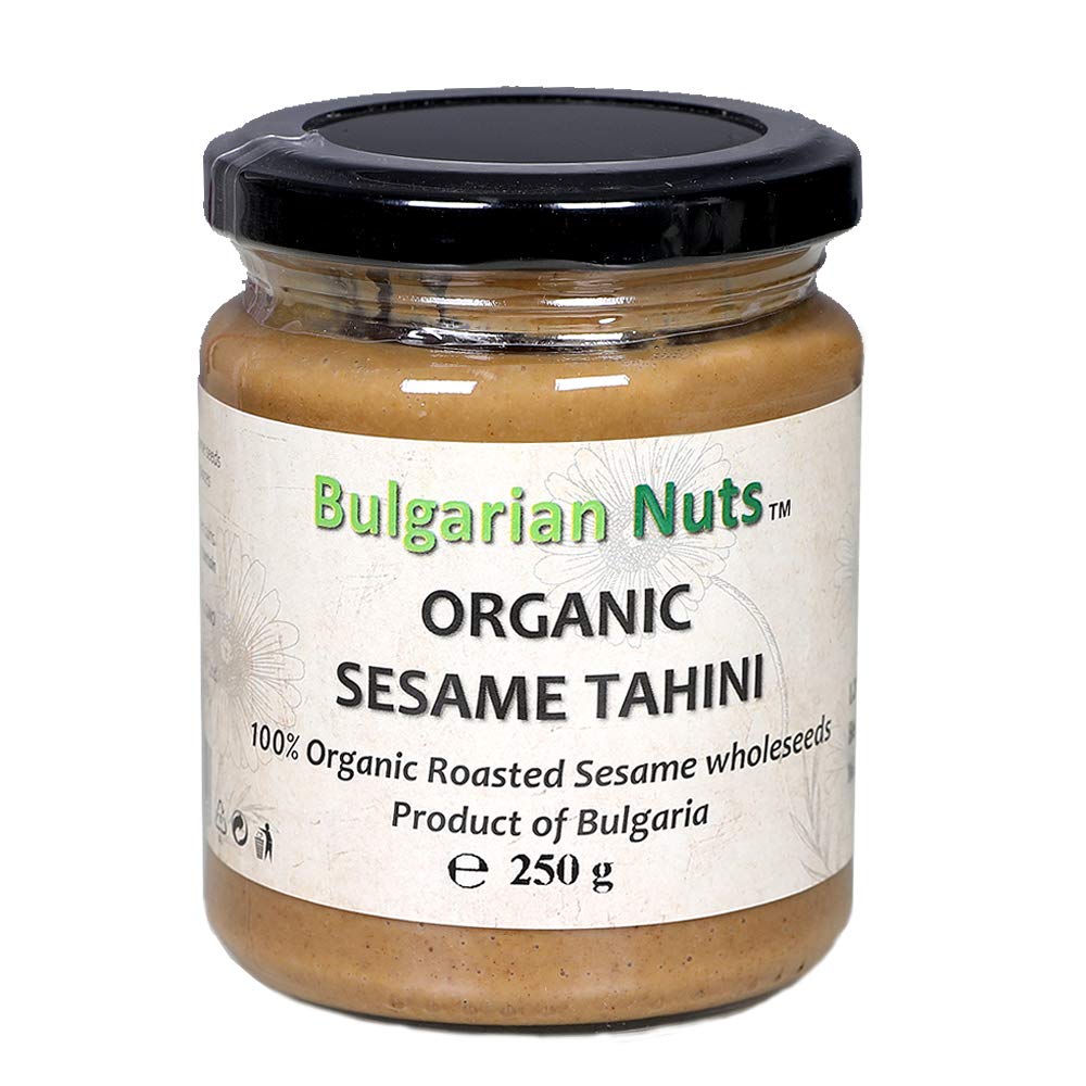 500 g Organic Sesame Tahini from 100 Whole Seeds, Free from Gluten