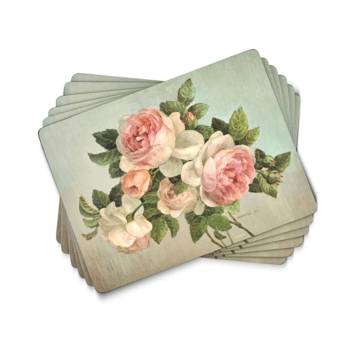 Pimpernel Antique Roses Placemats, Set of 6