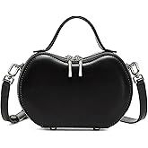 Leather Shoulder Bag for Women, Crossbody Bag with Adjustable Strap, Apple Genuine Leather Mini Purse for Women