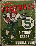 Topps 1956 Football Metal Tin Sign 12.5W x 16H , 13x16