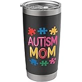 Autism Mom, Autism Awareness and SPED Autistic Support Stainless Steel Insulated Tumbler