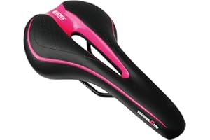 GORIX Bike Saddle Seat Comfortable Cushion with Rail Mountain Road Bicycle for Men and Women (GX-C19)