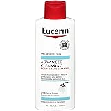 Eucerin Advanced Cleansing Body & Face Cleanser - Fragrance & Soap Free for Dry, Sensitive Skin - 16.9 fl. oz Bottle