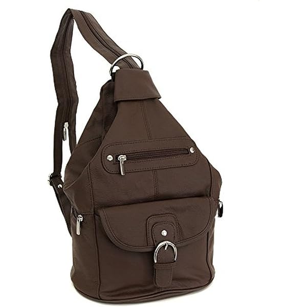Amazon.com: Womens Leather Convertible 7 Pocket Medium Size 