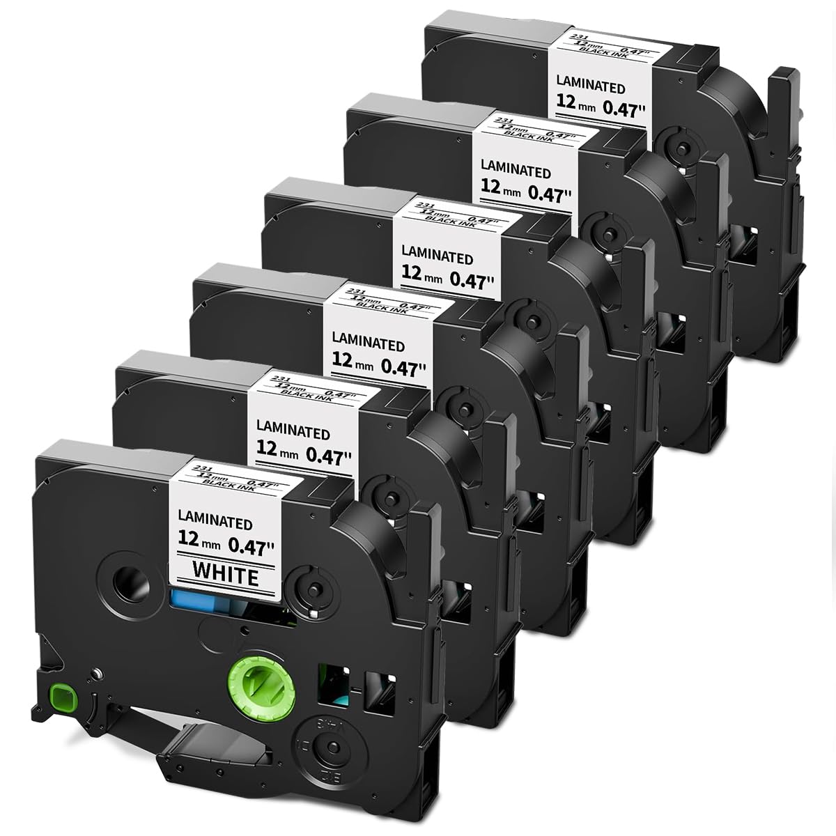 Oozmas Replace for Brother Label Maker Tape PT-D210