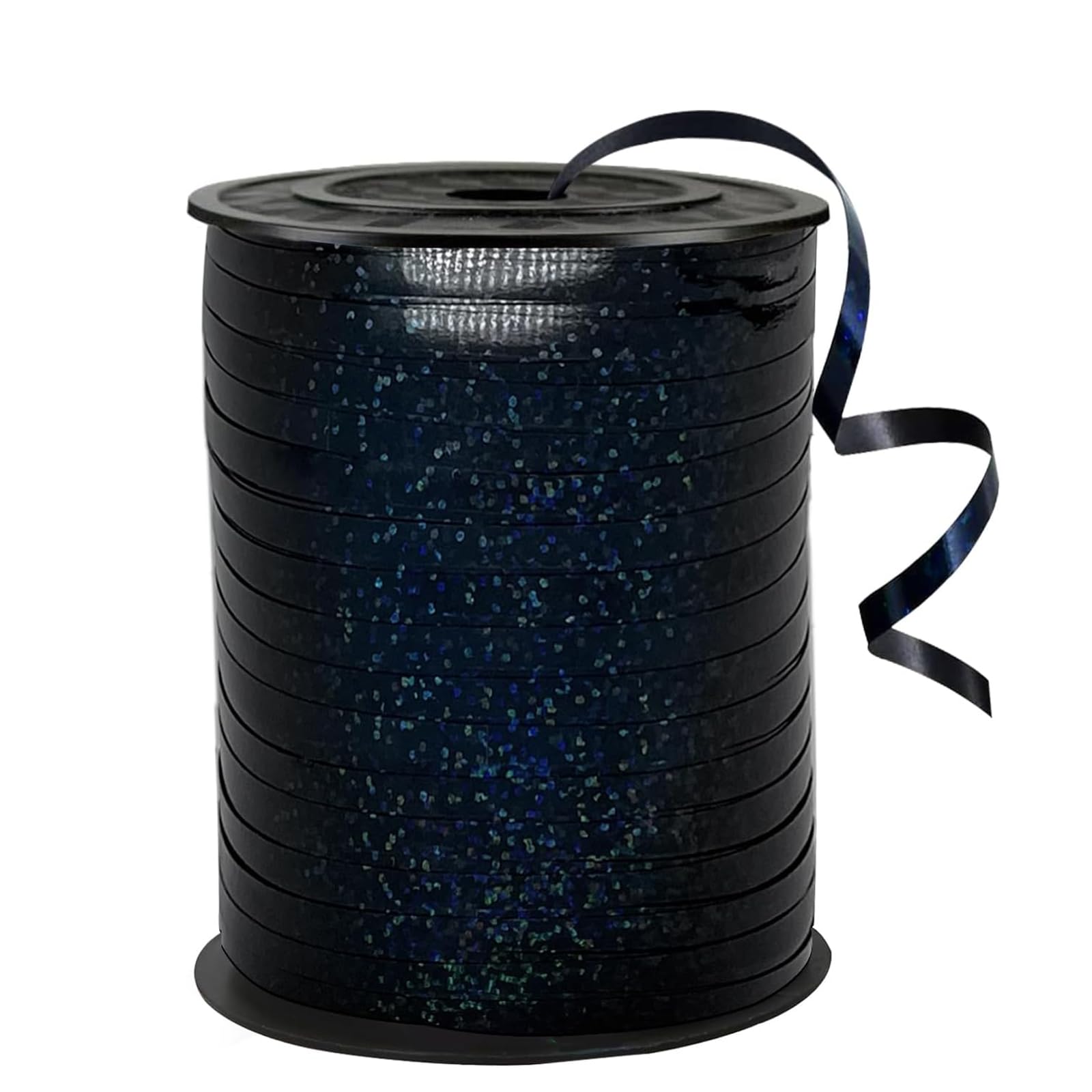 Photo 1 of 500 Yards Black Shiny Curling Ribbon Wrap, Party Craft Decoration for Balloons, Parties, Crafts