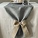 Ling's moment Faux Burlap Table Runner Gray Table Runners Imitated Linen 14 x 108 Inch for Wedding Party Table Farmhouse Table Runner