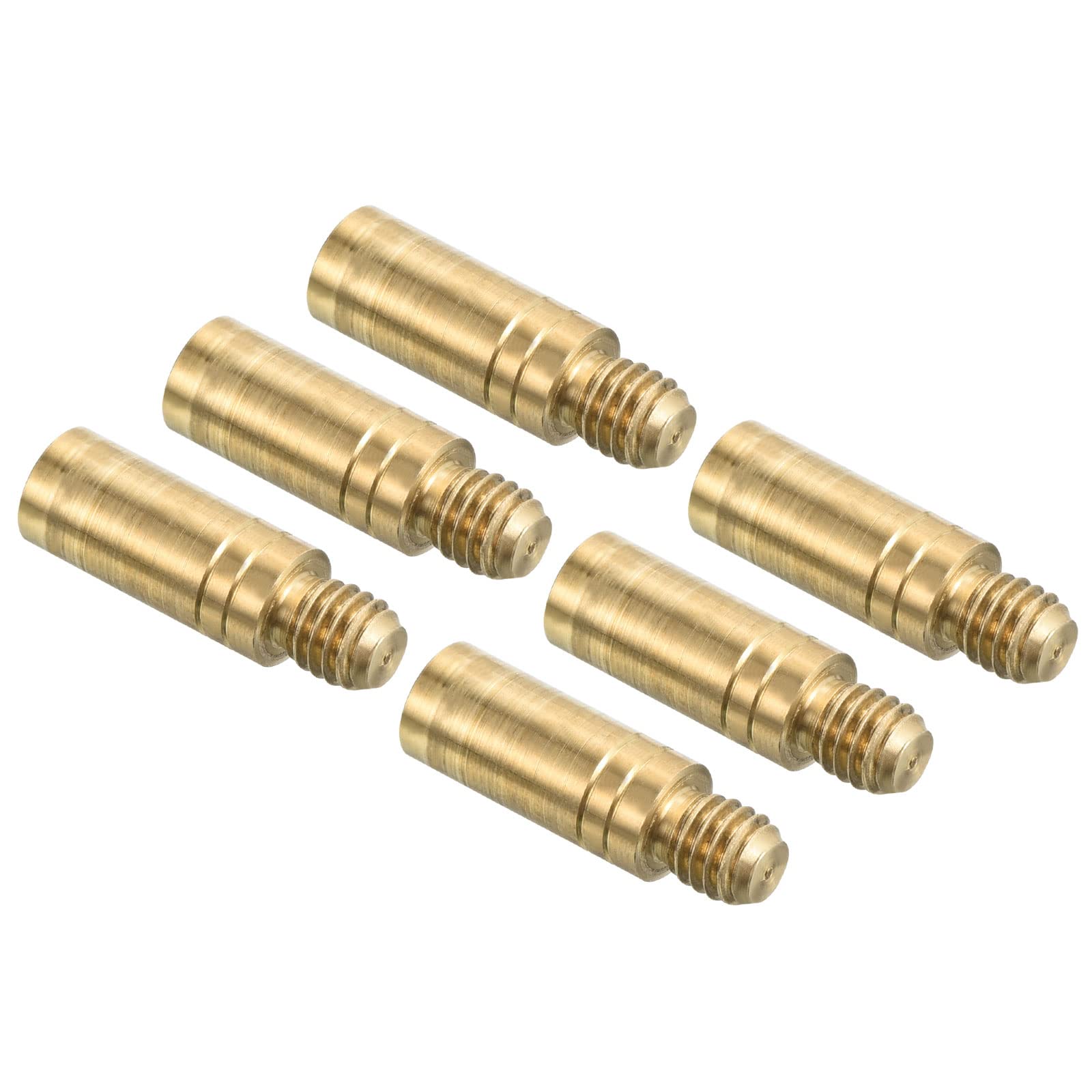 PATIKIL 3g Copper Dart Weight Add Accentuator 6 Pcs 14mm Length 2BA Thread Darts Weight Adjuster Dart Accessories Gold