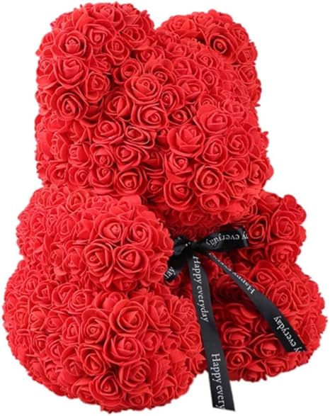 the luxury rose teddy bear
