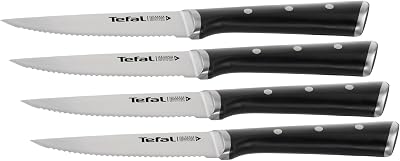 Ice Force - Set de 4 Cuchillos de carne, Acero inoxidable