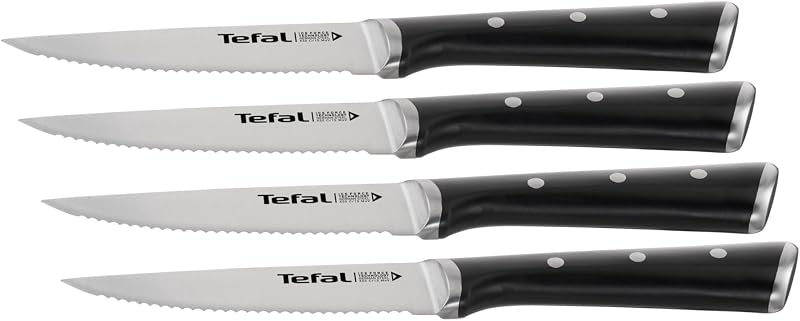 Ice Force - Set de 4 Cuchillos de carne, Acero inoxidable