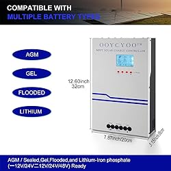 100 Amp MPPT Charge Controller MPPT 12V 24V 36V 48V