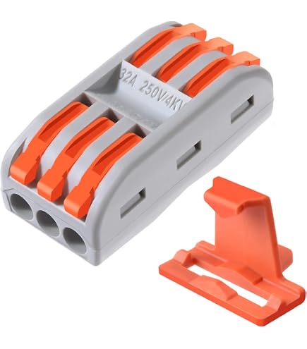 WAGO 221-2411 Lever Nuts 24-Pack – Inline Splicing Connectors With Case, Tool-Free Wire Connections