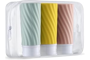 Owlyee 3oz Travel Bottles, Empty Squeeze Toiletries, Tsa Liquid Container, Leak Proof Traveling Size for Shampoo, Conditioner, Lotion (3PCS)