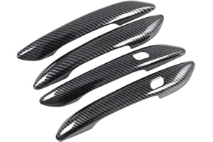 HIGH FLYING for Hyundai Elantra (CN7) 2021 2022 2023 2024 2025 Car Accessories ABS Carbon Fiber Grain Side Door Handles Cover
