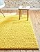Unique Loom Solid Shag Collection Area Rug (4' 1