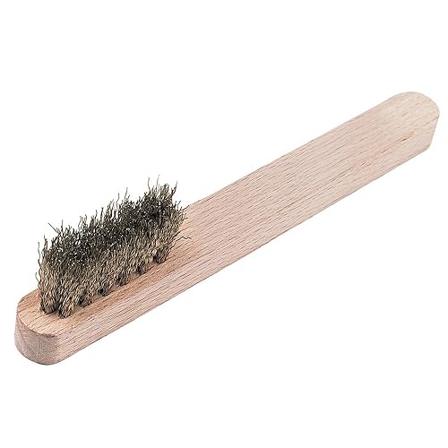 Silverline Batteriepol-Reinigungsbürste 90mm - Doppelseitige Stahlbürste Vernickelt