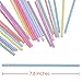 Antner 225PCS Rainbow Paper Straws Biodegradable Drinking Straw for Coke Juices Shakes Smoothies and Party Event Decor, 9 Colors (Arrow Paper Straws-225PCS)