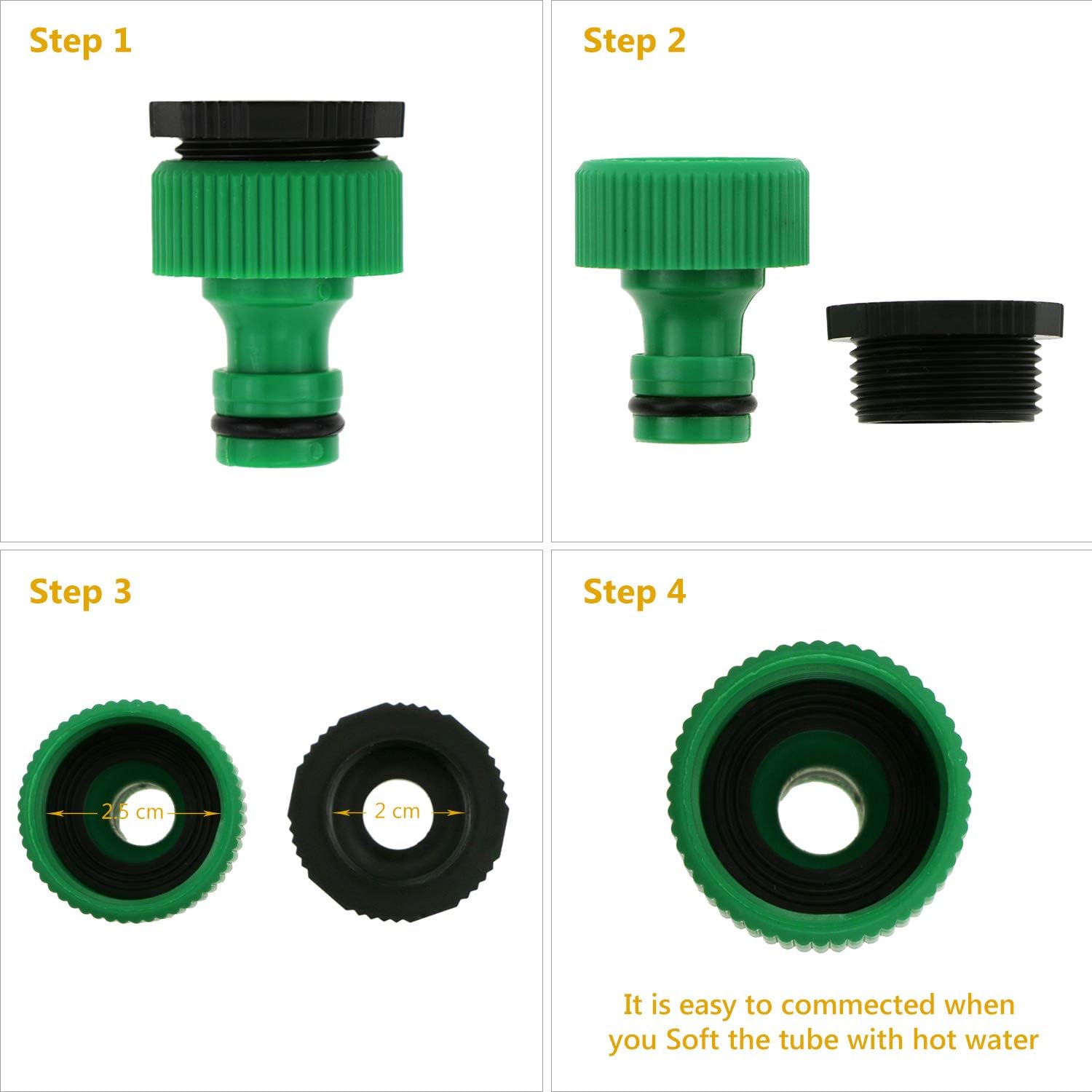 TedGem Kit de riego por goteo, sistema de riego automático DIY con ...