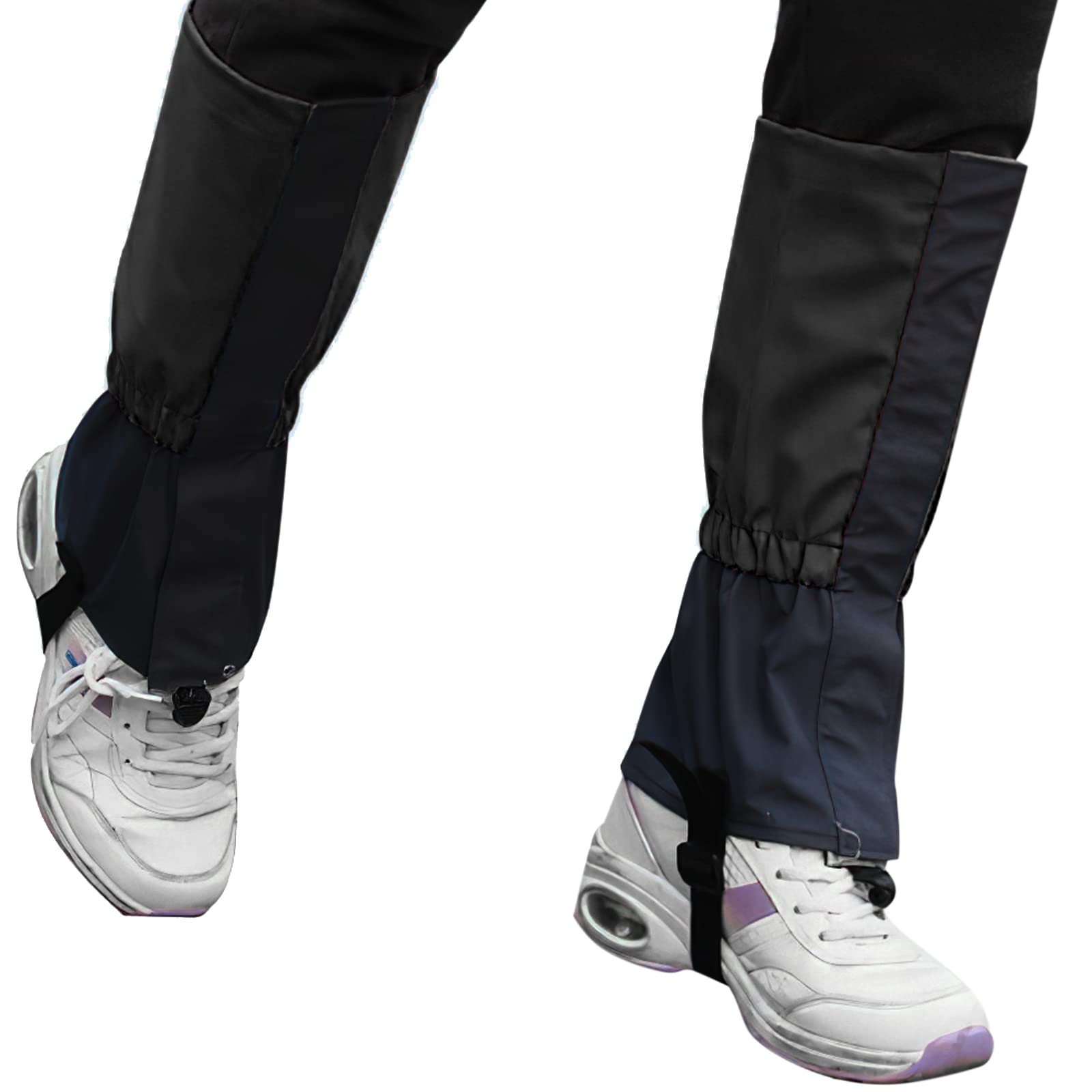 Kids Leg Gaiters Waterproof Hiking Gaiters Adjustable Snow Gaiters Windproof Shoe Boot Gaiters Leg Cover Sleeve for kids 3-15 Years Hiking Skiing Climbing Walking Backpacking Hunting Outdoor