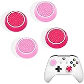 DLseego 4PCS Thumb Grips Caps for Xbox One X S PS5 PS4 PS3 PlayStation DualSense Switch Pro Wireless Controller Steam Deck, S