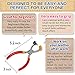Craft Beginners Leather Tools Silent Hole Punching Tool with 2 & 4 Teeth Heads, 5 Rounded Sewing Needles, Needle Box & White Waxed Thread for Stitching, Quiet DIY Set, Easy & Comfortable to Use