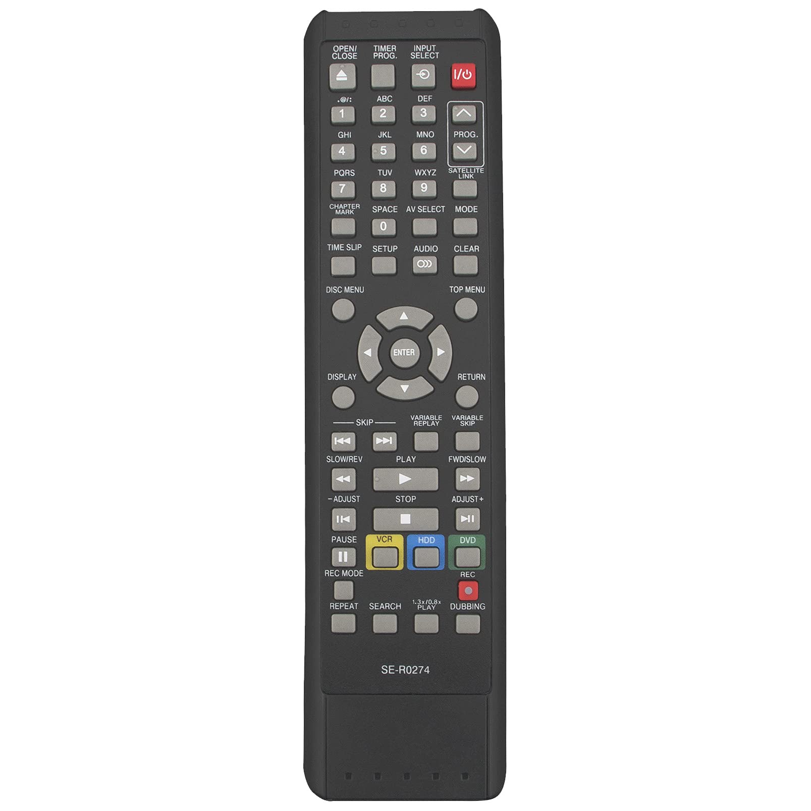 ALLIMITY SE-R0274 Remote Control Replace fit for Toshiba HDD DVD Recorder RD-XV47KB RD-XV47KE RD-XV47KF RD-XV47KTE RDXV47KB RDXV47KE RDXV47KF RDXV47KTE