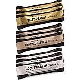 Barebells Protein Bars Variety Pack, 9 Count, Cup, Straw Set by FlexFinity | Includes 3 Salty Peanut, 3 Caramel Cashew &amp; 3 Cookies &amp; Cream Bars, Plus Reusable Cup, Straw &amp; Stirrer