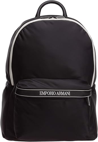 black armani backpack
