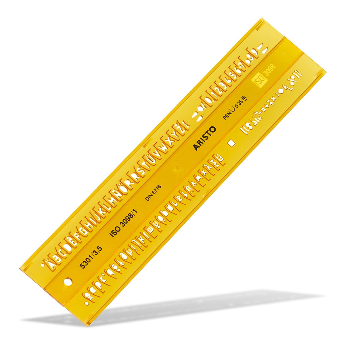 Aristo AH5301/3 Lettering Stencil ISO 3098-1