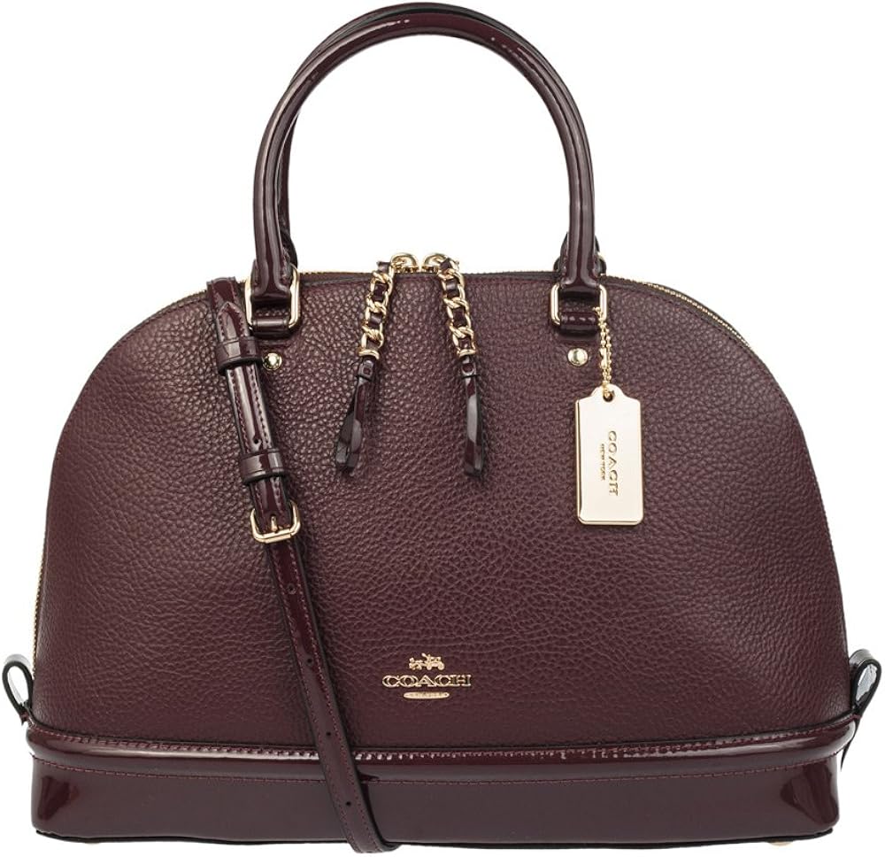 coach sierra satchel oxblood