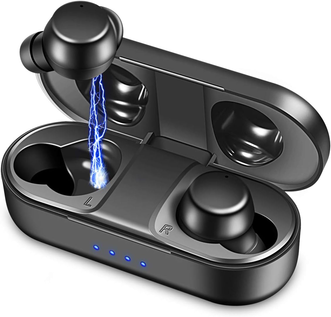 Wireless Earbuds, Wireless Sport Earbud 3D Stereo Sound with Breathing Noise Cancelling Headsets & Stylish Charging Case Mini in-Ear Sports Earphones, Bluetooth Earbuds