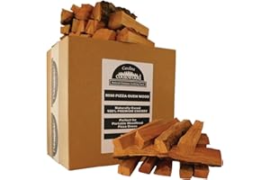 CAROLINA COOKWOOD Mini Pizza Oven Wood, 6‑Inch Firewood Logs, Cherry Hardwood Splits for Portable Wood-Fired Pizza Ovens, USA Made, Sustainably Milled, Approximately 12-14 lbs